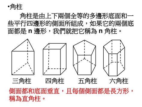 角柱的側面是什麼形狀